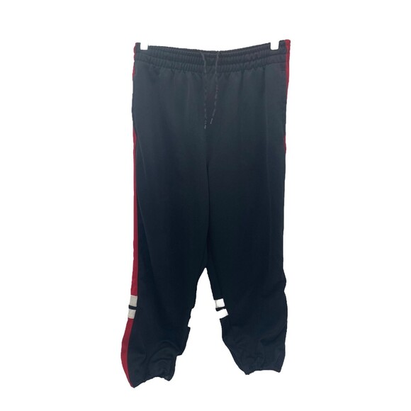 Athletech Men's Track Pant's Black Red and White Athletic Size Medium - Picture 1 of 5